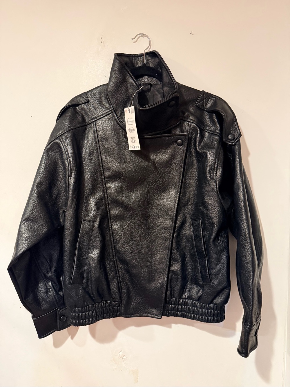 ZARA Viral Faux Leather Jacket - Picture 6 of 7